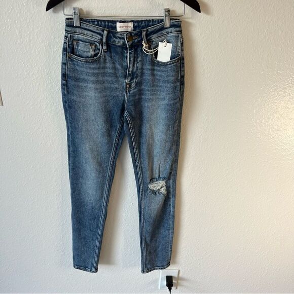 Sundance, Driftwood, Jackie High Rise Ankle Jeans **distressed - Picture 1 of 16
